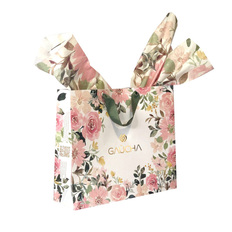 Sacolas e Flor Post